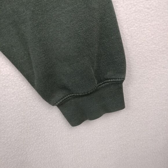 Michigan State Spartans Hoodie Sweatshirt Mens M Green Gray Ouray Spellout VTG - Picture 5 of 15